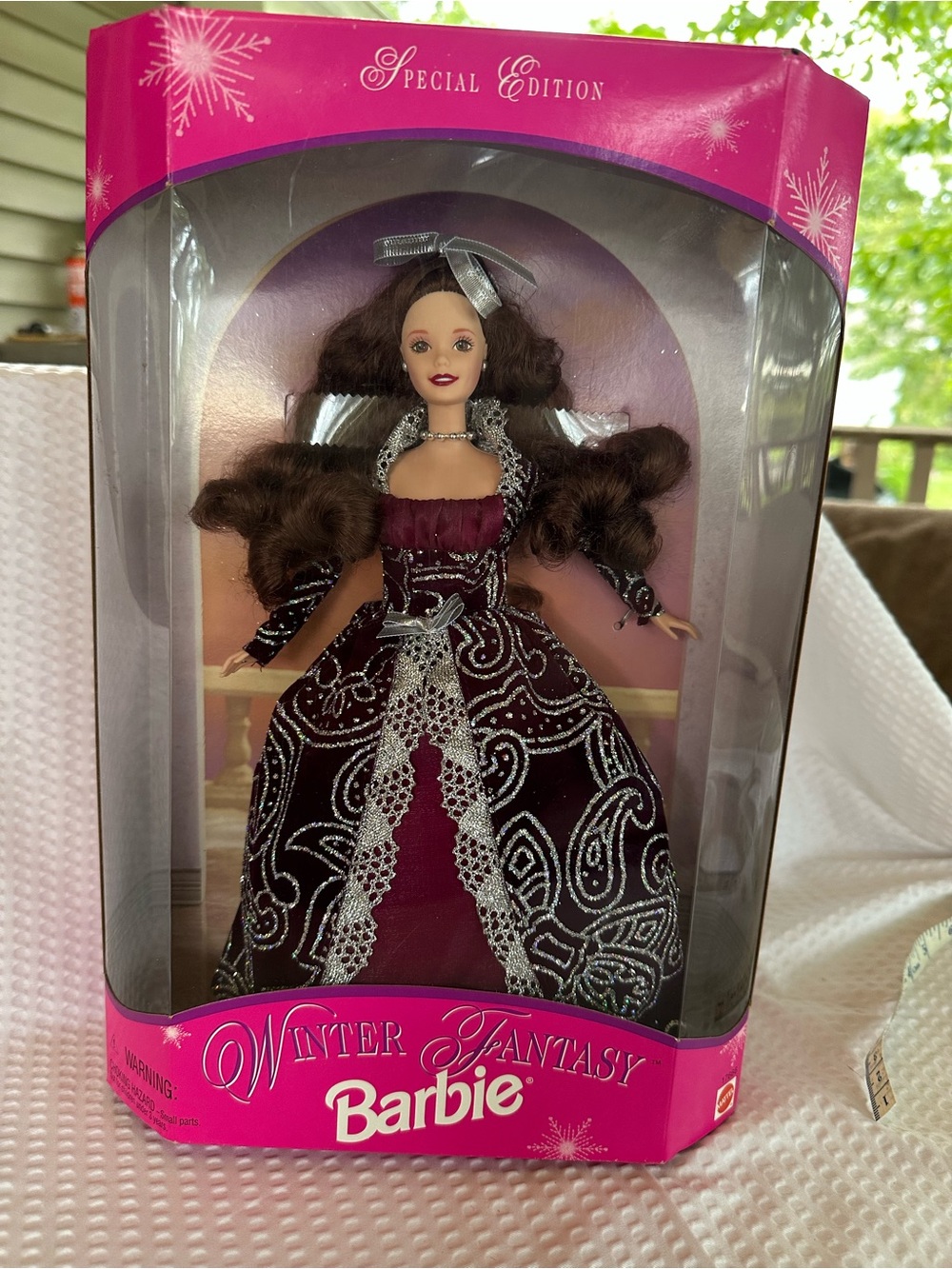 Vintage 1996 Winter Fantasy Barbie Brunette Special Edition NRFB 17666